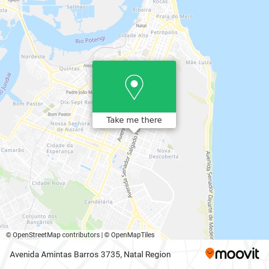 Mapa Avenida Amintas Barros 3735