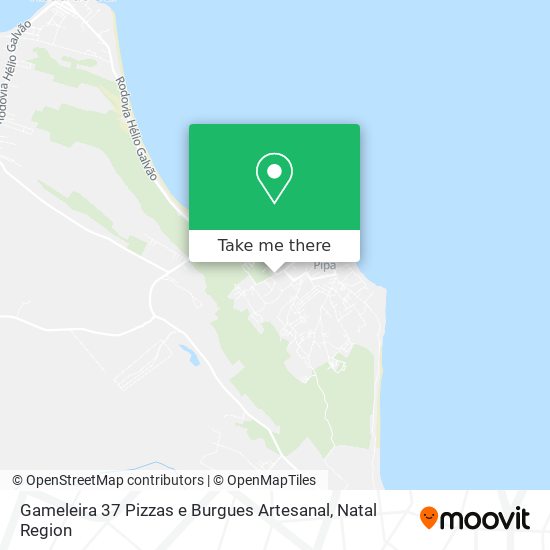 Gameleira 37 Pizzas e Burgues Artesanal map