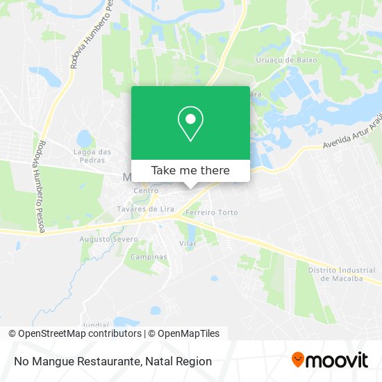 No Mangue Restaurante map