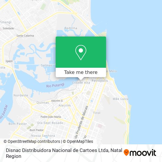 Disnac Distribuidora Nacional de Cartoes Ltda map