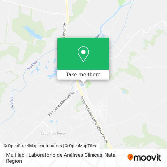Multilab - Laboratório de Análises Clínicas map