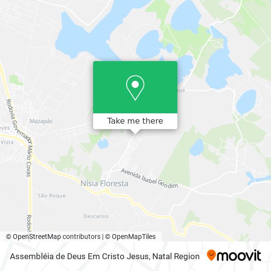 Assembléia de Deus Em Cristo Jesus map