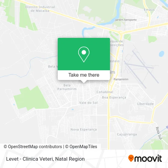 Levet - Clinica Veteri map