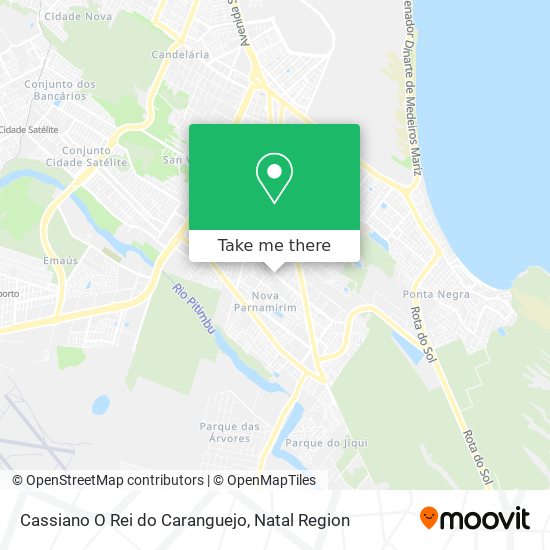 Mapa Cassiano O Rei do Caranguejo