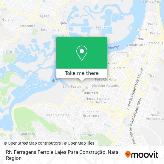 RN Ferragens Ferro e Lajes Para Construção map