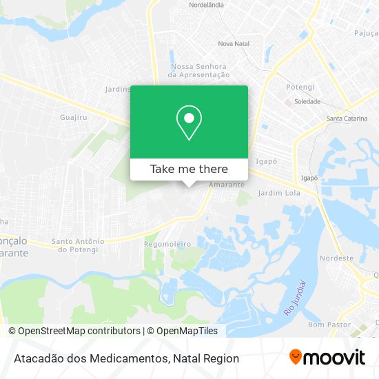 Atacadão dos Medicamentos map