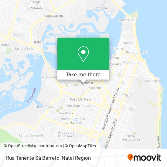 Rua Tenente Sá Barreto map