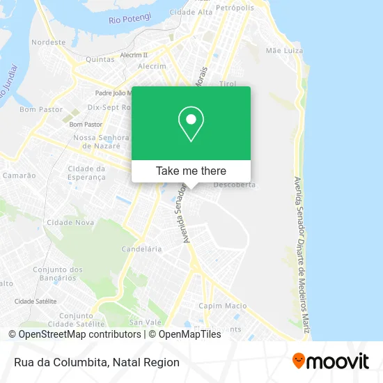 Rua da Columbita map