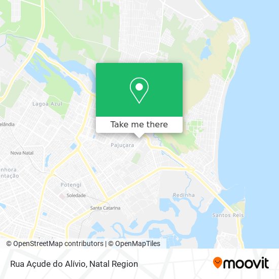 Rua Açude do Alívio map