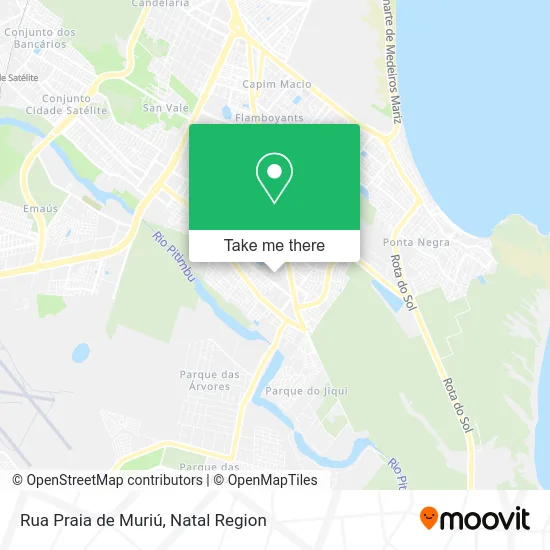 Rua Praia de Muriú map
