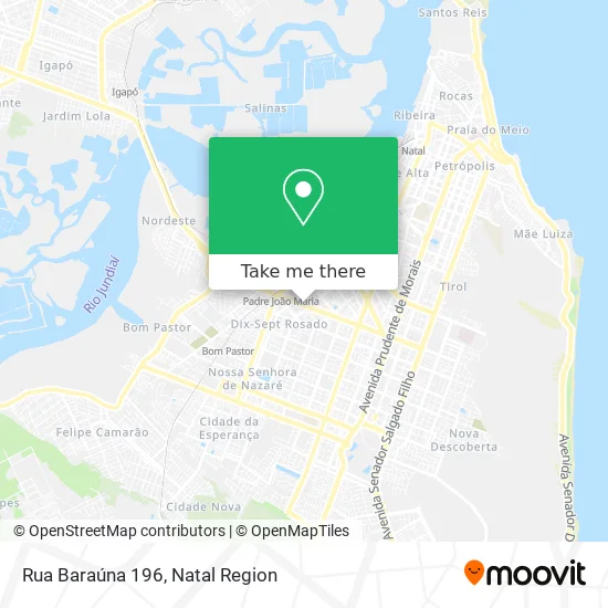 Rua Baraúna 196 map
