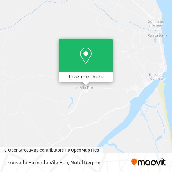 Pousada Fazenda Vila Flor map