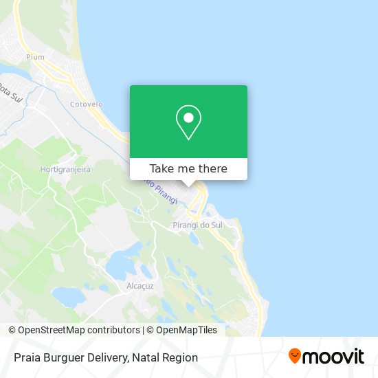 Praia Burguer Delivery map