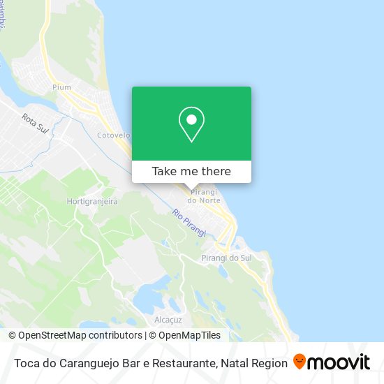 Toca do Caranguejo Bar e Restaurante map