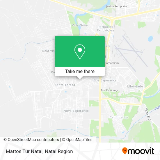 Mattos Tur Natal map