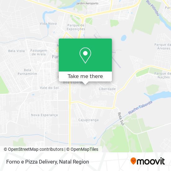 Forno e Pizza Delivery map