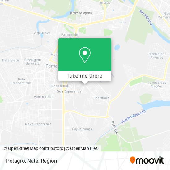 Petagro map