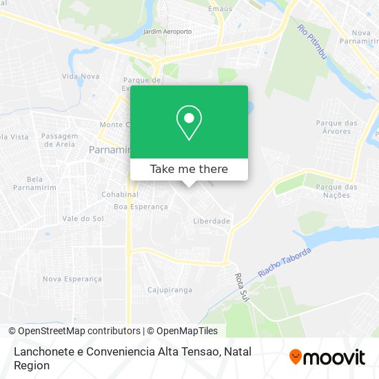 Lanchonete e Conveniencia Alta Tensao map