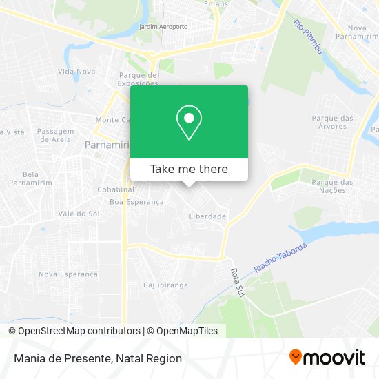 Mania de Presente map