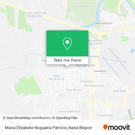 Maria Elizabete Nogueira Patricio map