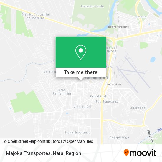 Mapa Majoka Transportes