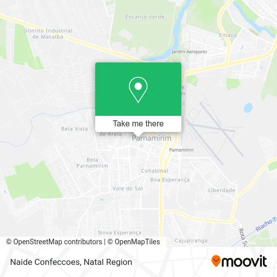 Naide Confeccoes map