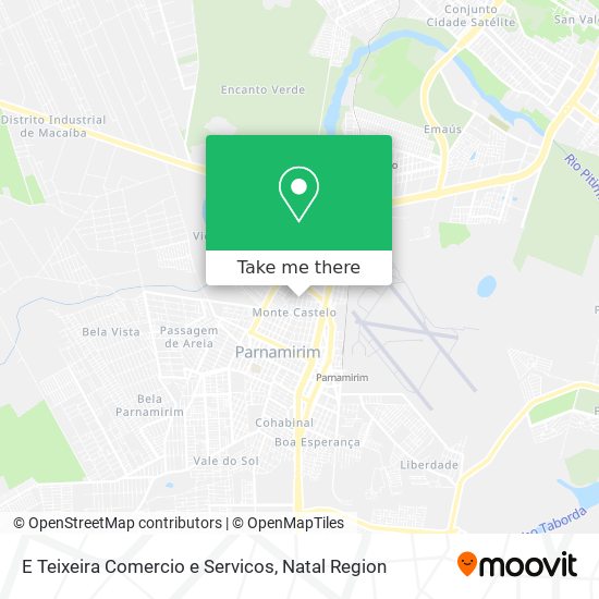 E Teixeira Comercio e Servicos map