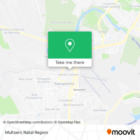 Multserv map