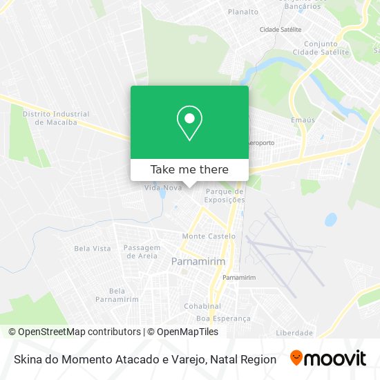 Skina do Momento Atacado e Varejo map