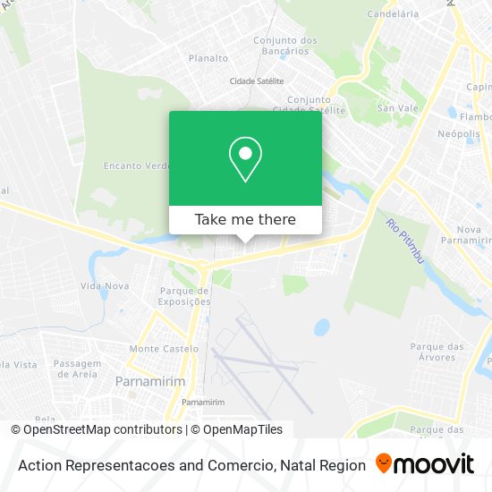 Action Representacoes and Comercio map