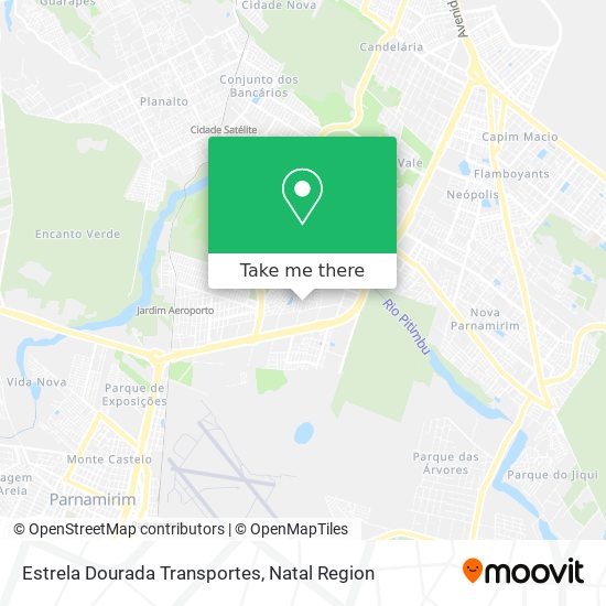 Mapa Estrela Dourada Transportes