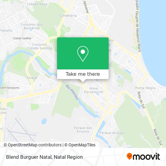 Mapa Blend Burguer Natal