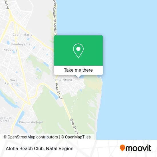 Aloha Beach Club map