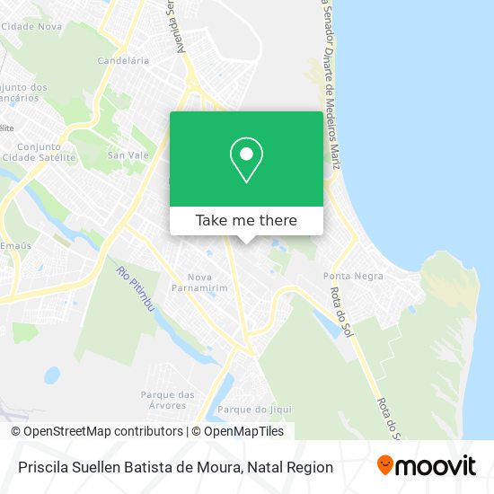 Priscila Suellen Batista de Moura map