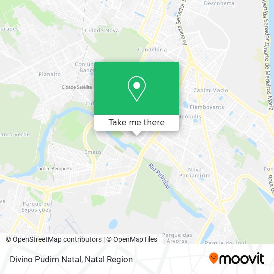 Divino Pudim Natal map