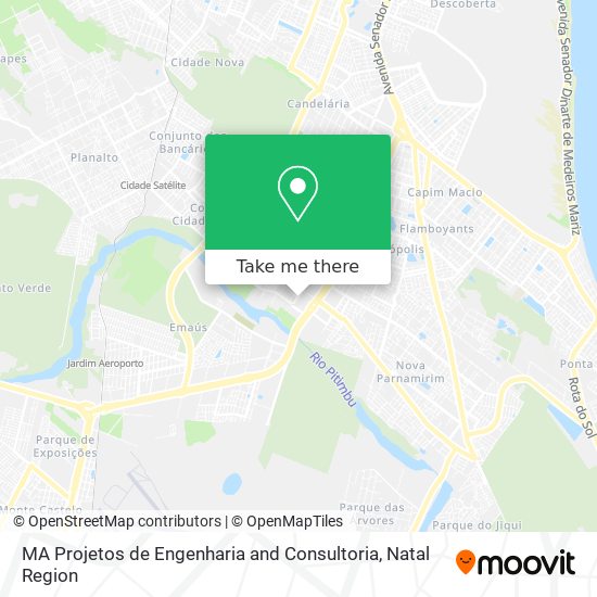 Mapa MA Projetos de Engenharia and Consultoria