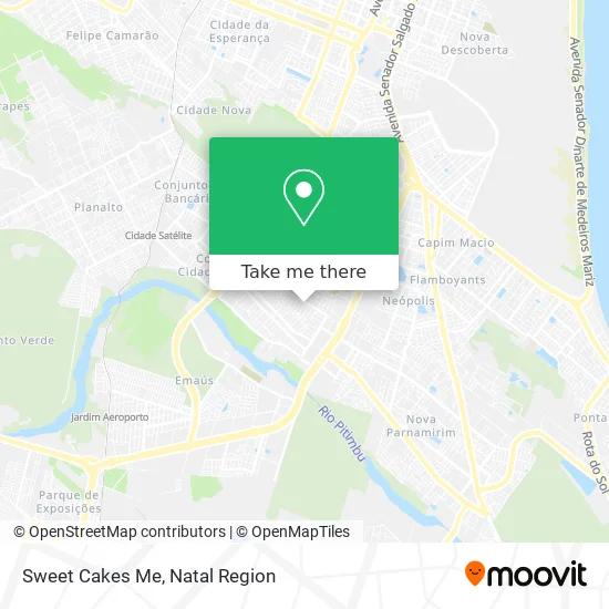 Sweet Cakes Me map