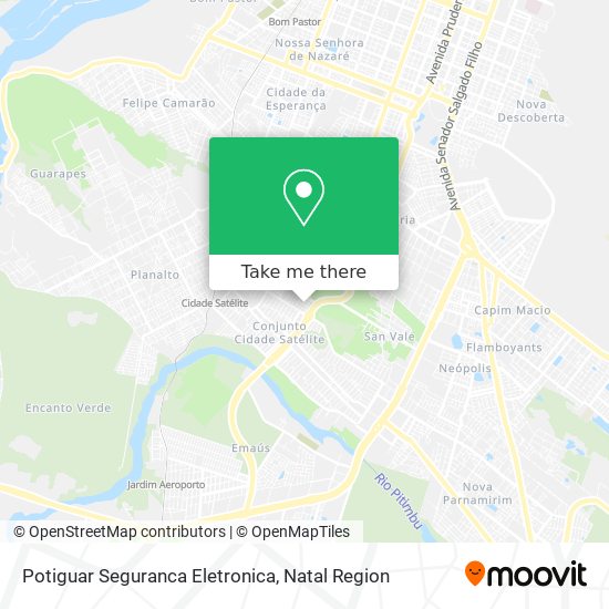 Mapa Potiguar Seguranca Eletronica