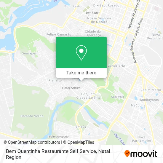 Bem Quentinha Restaurante Self Service map