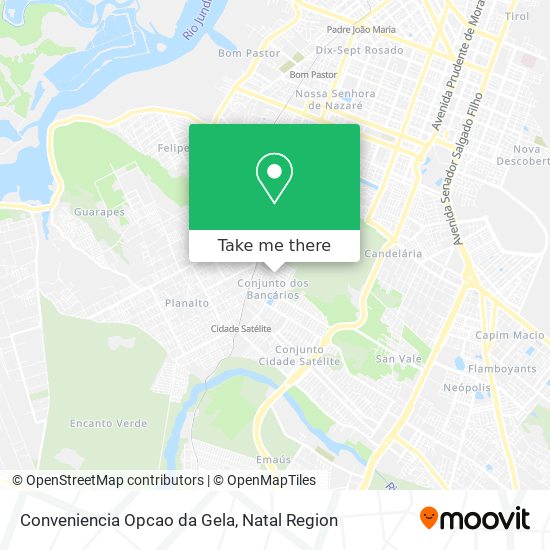 Conveniencia Opcao da Gela map
