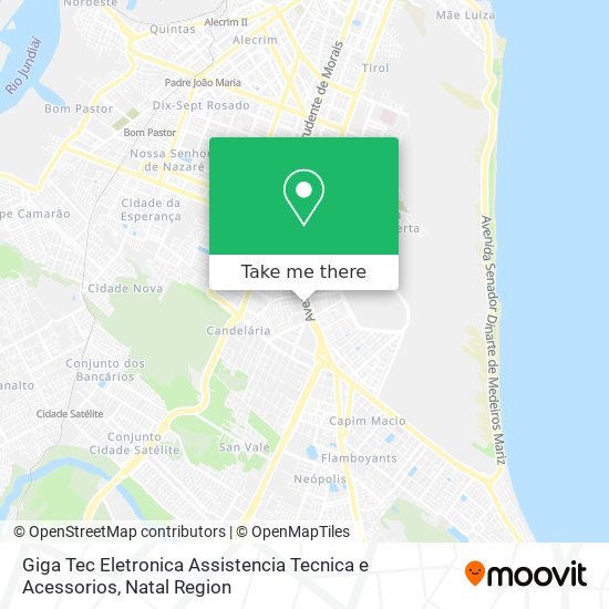 Giga Tec Eletronica Assistencia Tecnica e Acessorios map