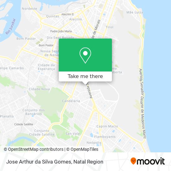 Mapa Jose Arthur da Silva Gomes