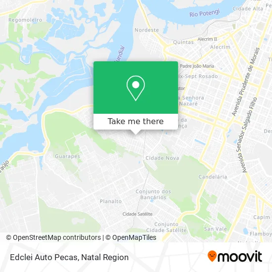 Edclei Auto Pecas map