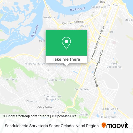 Sanduicheria Sorveteria Sabor Gelado map
