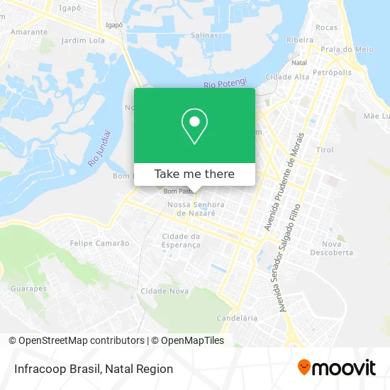 Infracoop Brasil map