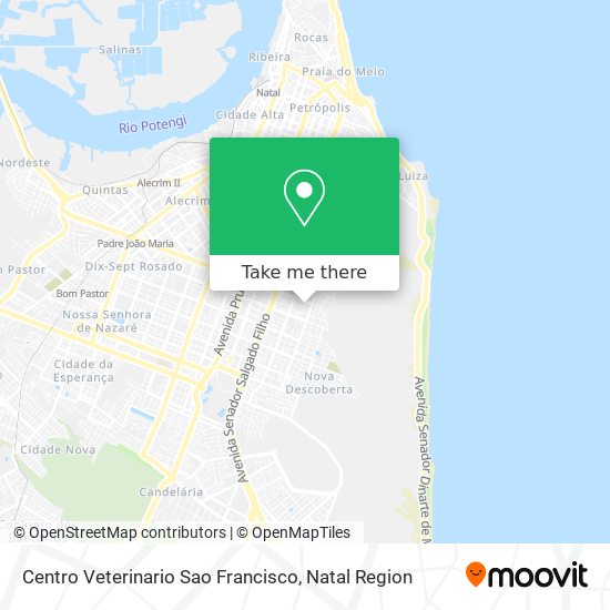 Centro Veterinario Sao Francisco map
