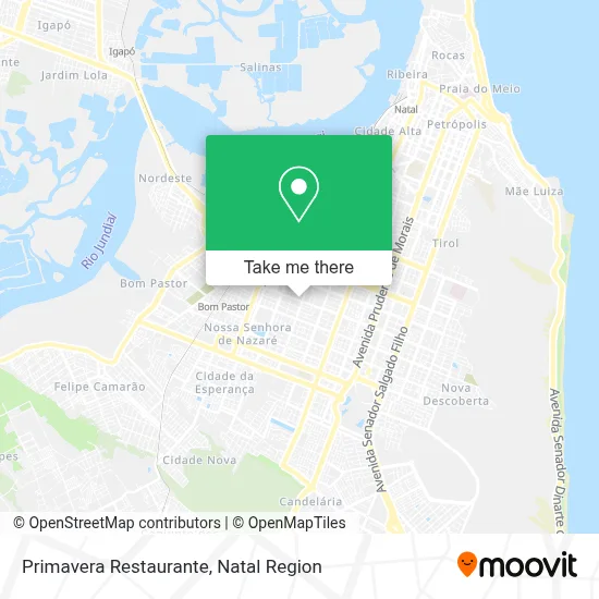 Primavera Restaurante map