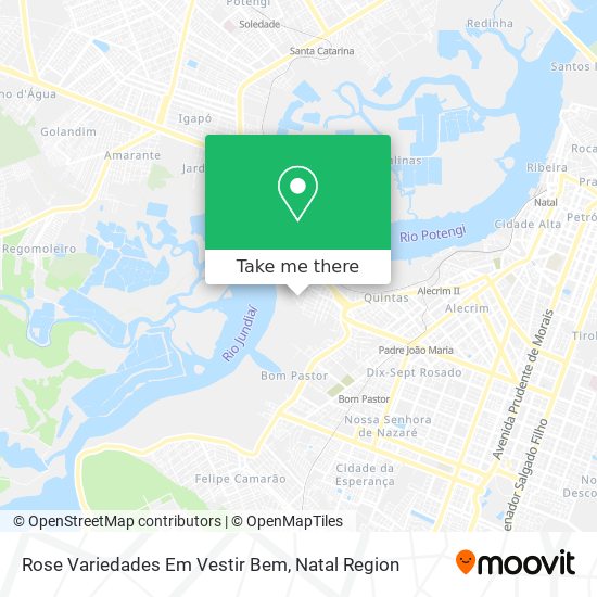 Rose Variedades Em Vestir Bem map