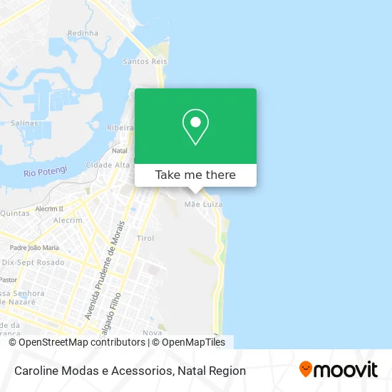 Caroline Modas e Acessorios map