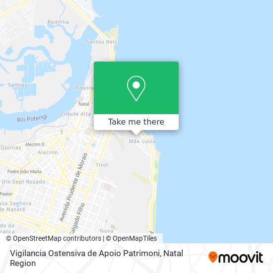 Vigilancia Ostensiva de Apoio Patrimoni map